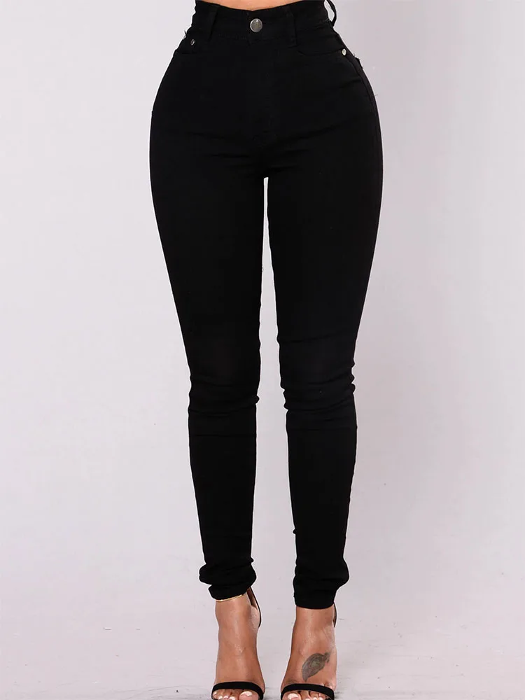 2024 NEW Women’s Skinny Jeans Pants Vintage Denim Jeans Women Fashion Stretch Trousers streetwear Straight Leg Wrap Hips Jeans - Image 7