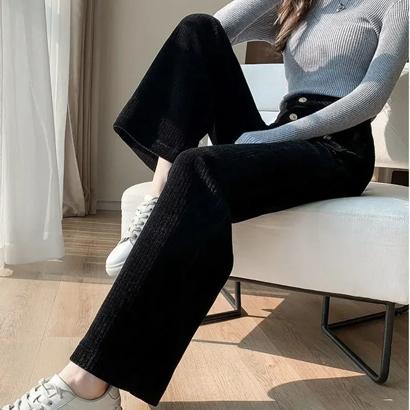 Casual Spring Autumn Korean Fashion Pants for Women Long Woman Trousers Clothing Original Trends 2025 Vintage Slacks Aesthetic G - Image 4