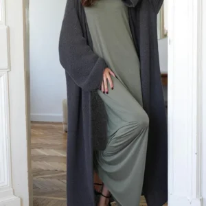 MiuKoMiYa Oversized Thin Long Cardigans Women Summer Long Sleeve Knitted Outerwear Hollow Thin Cardigans For Women Summer 2025