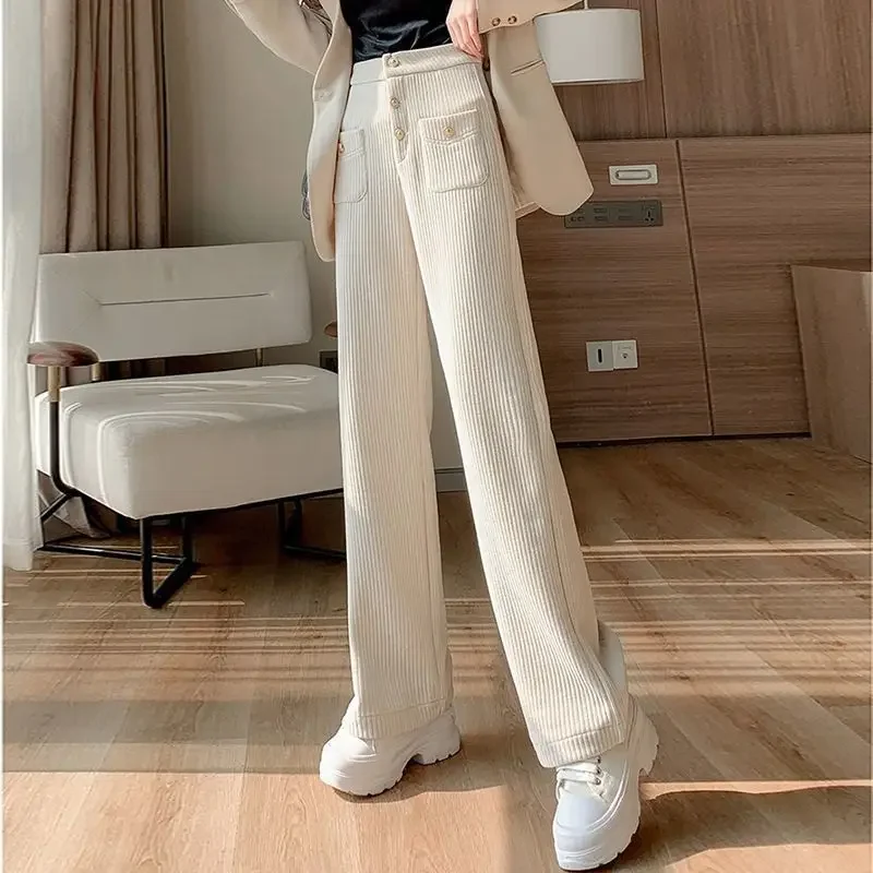 Casual Spring Autumn Korean Fashion Pants for Women Long Woman Trousers Clothing Original Trends 2025 Vintage Slacks Aesthetic G