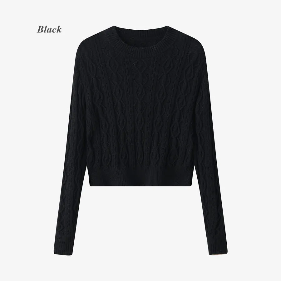 Sale AS 2024 winter design woman clothing Cable knitted Tops + Satin Dress ( Ship out in 1 day) - Image 8