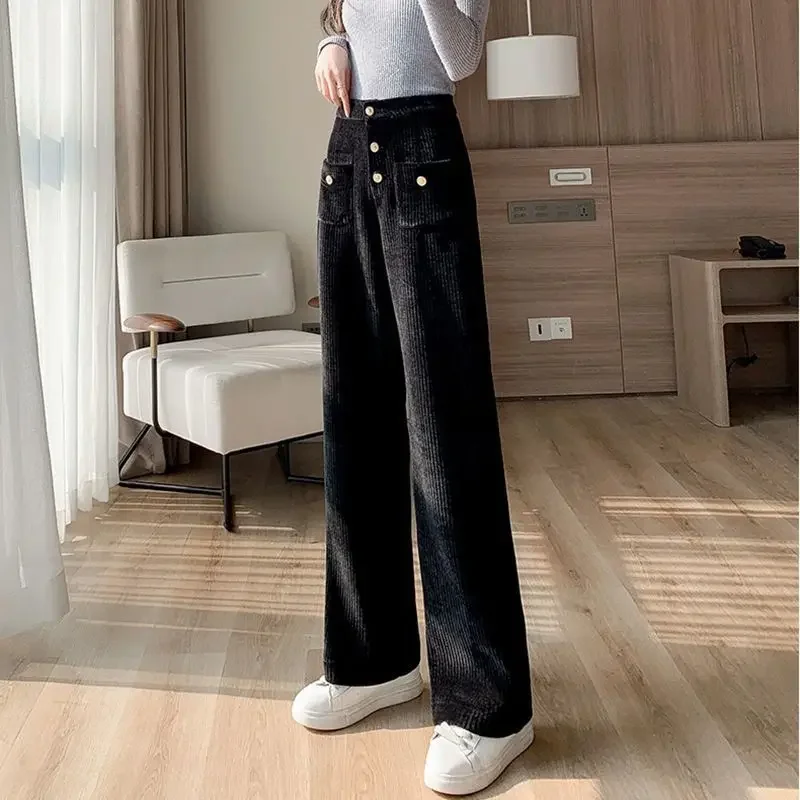 Casual Spring Autumn Korean Fashion Pants for Women Long Woman Trousers Clothing Original Trends 2025 Vintage Slacks Aesthetic G - Image 2