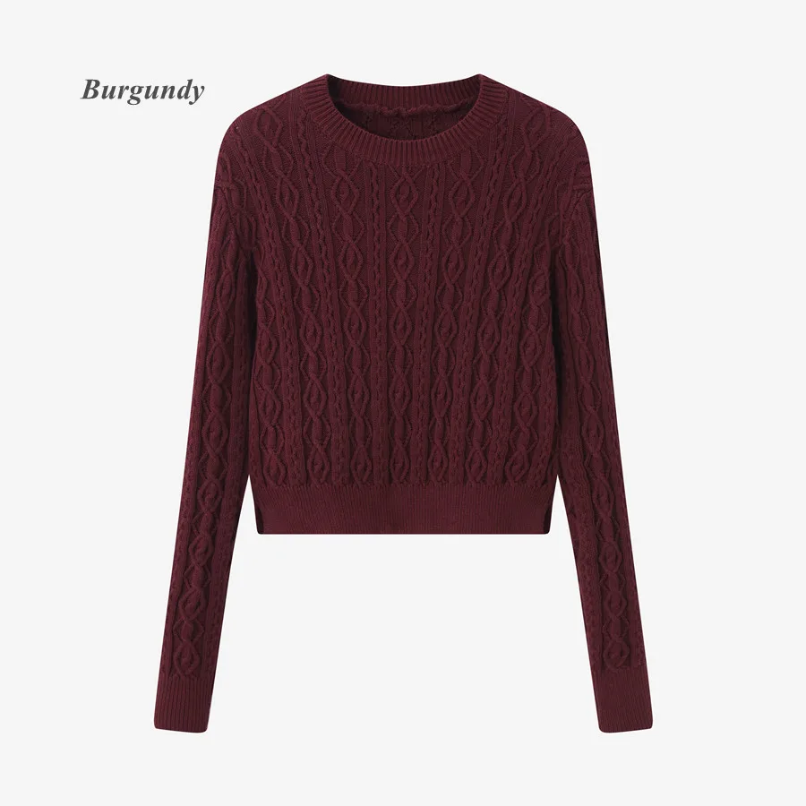 Sale AS 2024 winter design woman clothing Cable knitted Tops + Satin Dress ( Ship out in 1 day) - Image 9