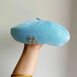 Women's French Summer Beret English Metal Letters Candy Color Women's Beret  chapeau femme кепка женская