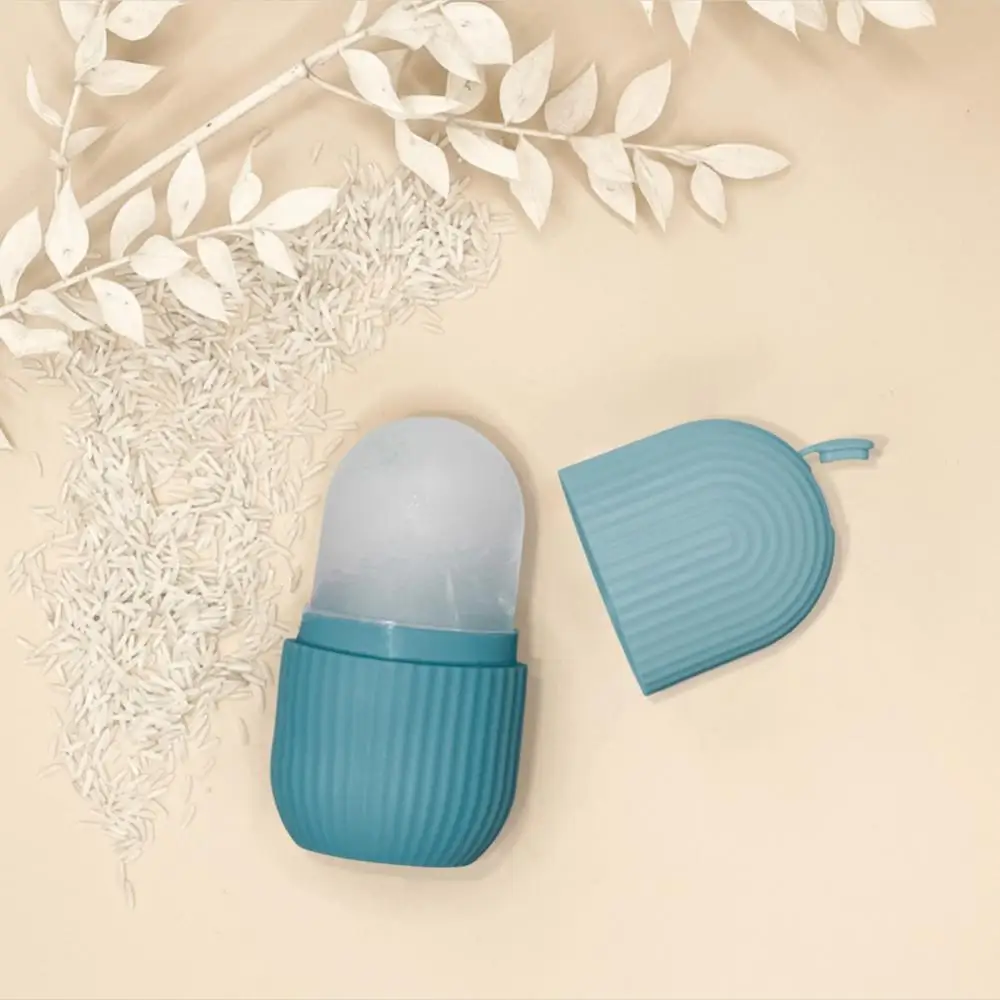 Silicone Cube Tray Shape Face Facial Ice Roller Massage Face Massage Roller Frozen Facial Reusable Ice Face Roller Skincare Tool - Image 4