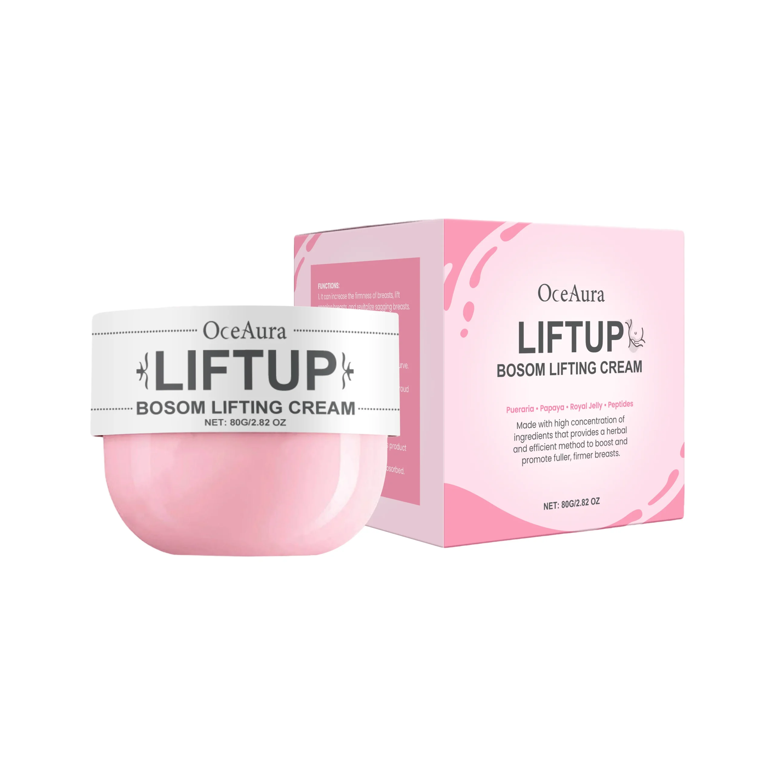 Oceaura Breast Care Cream Nourishing Firming Breast Skin Reduce Sagging Daily Massage Improve Skin Elasticity Breast Skin Cream - Image 7