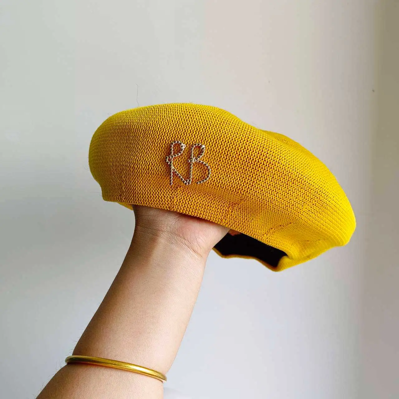 Women's French Summer Beret English Metal Letters Candy Color Women's Beret chapeau femme кепка женская - Image 5