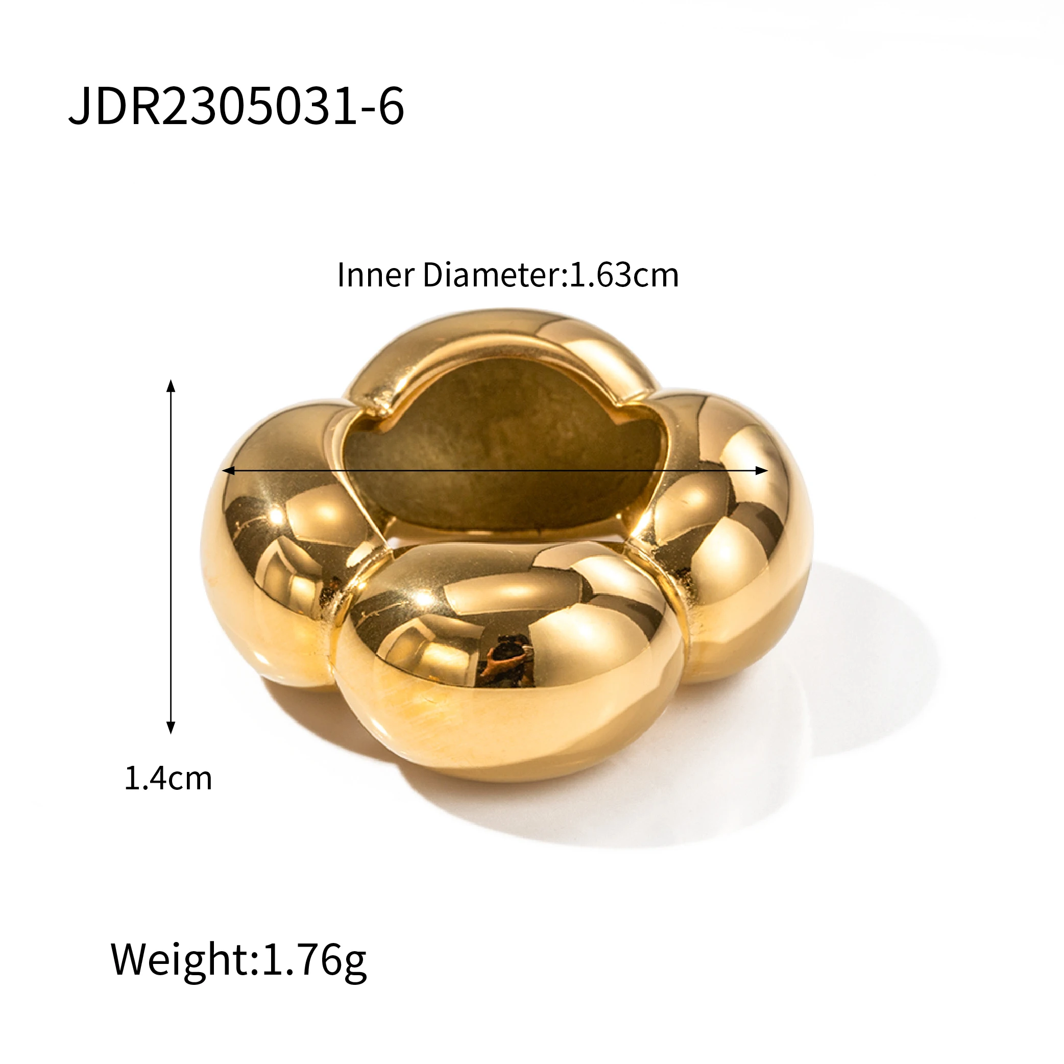 Uworld Fashion Imitation Pearl Stainless Steel Gold Color Ring for Women Engagement Party Gift Temperament Jewelry 2024 - Image 8