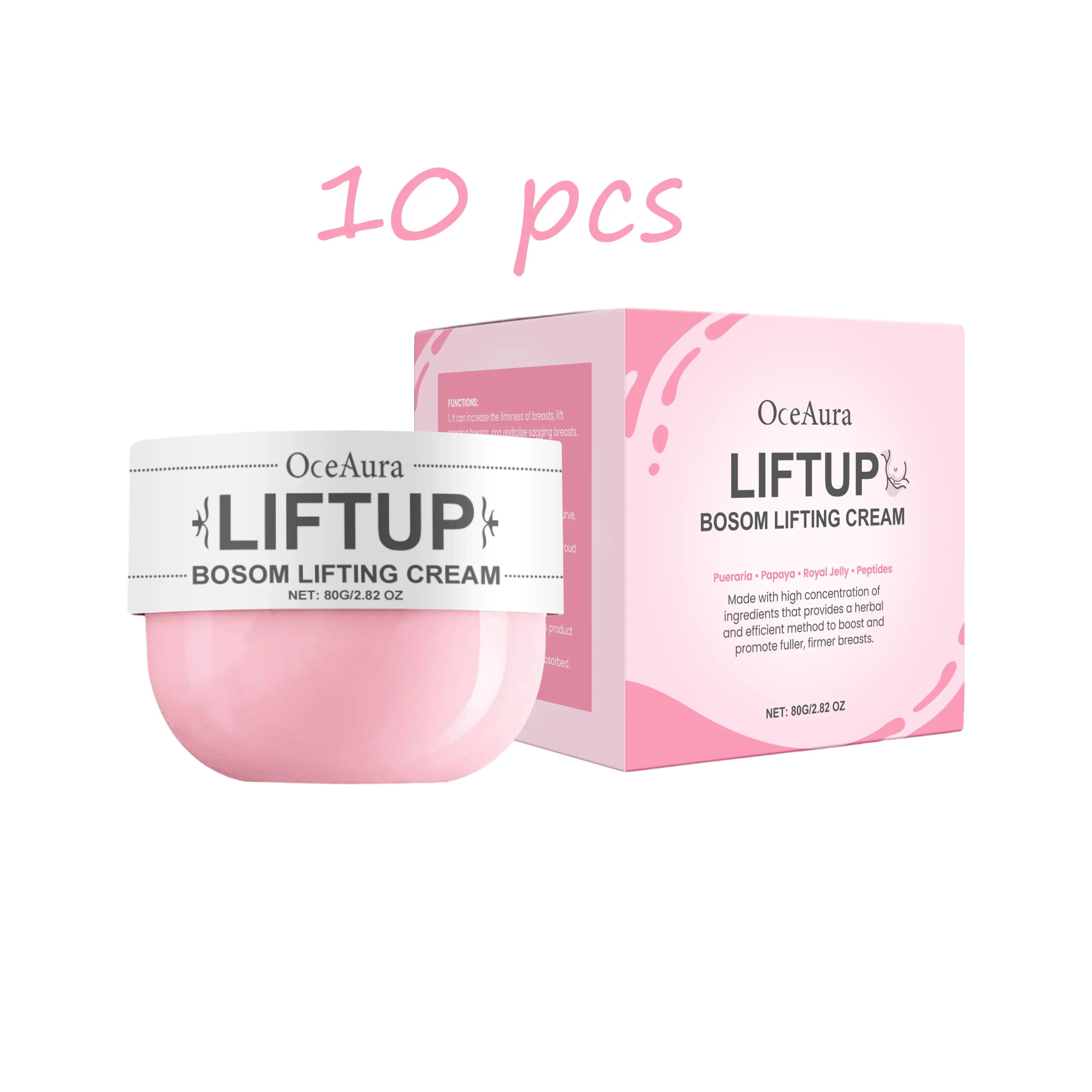 Oceaura Breast Care Cream Nourishing Firming Breast Skin Reduce Sagging Daily Massage Improve Skin Elasticity Breast Skin Cream - Image 9