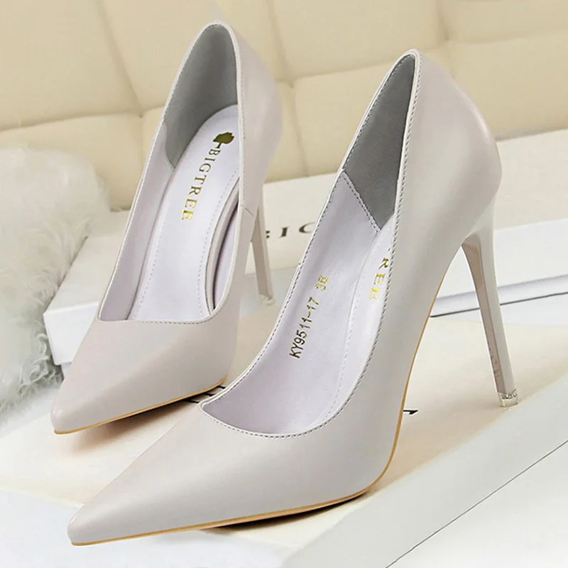 BIGTREE Shoes Women Pumps Fashion High Heels Shoes Black Pink White Shoes Women Wedding Shoes Ladies Stiletto Women Heels 2025 - Image 7