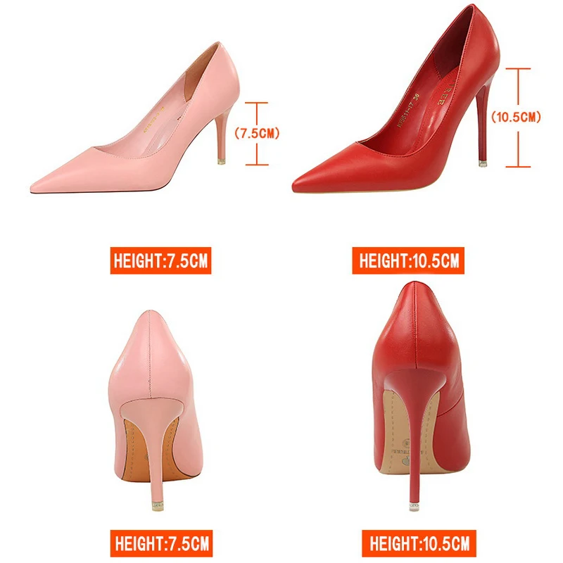 BIGTREE Shoes Women Pumps Fashion High Heels Shoes Black Pink White Shoes Women Wedding Shoes Ladies Stiletto Women Heels 2025 - Image 2