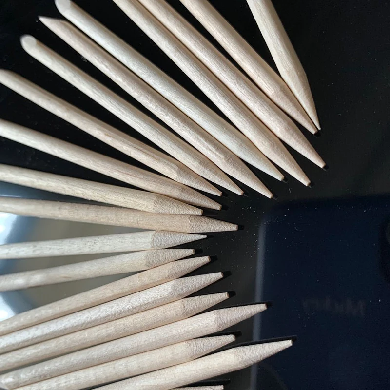 100pcs Wooden Sticks for Nails Design Nail Gel Polish Drawing Art Orange Wood Stick Cuticle Pusher Remover Manicure Tool Set - Image 4