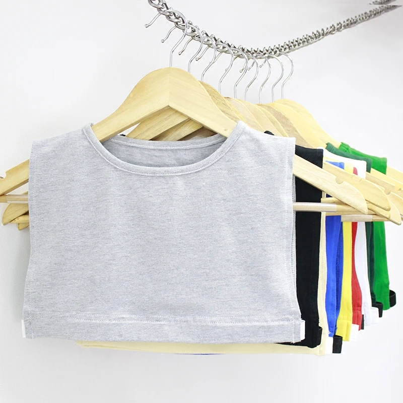 Ladies Women's Fake Collar Cotton Round Detachable Fake Collar Half Tops Decoration Ties False Blouse Neckwear Accessories