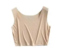 NEW 2019 Summer Sleeveless tank Tops Women seamless Ice Silk Vest Female Sexy short Solid Camisole Plus size 4XL - Image 8