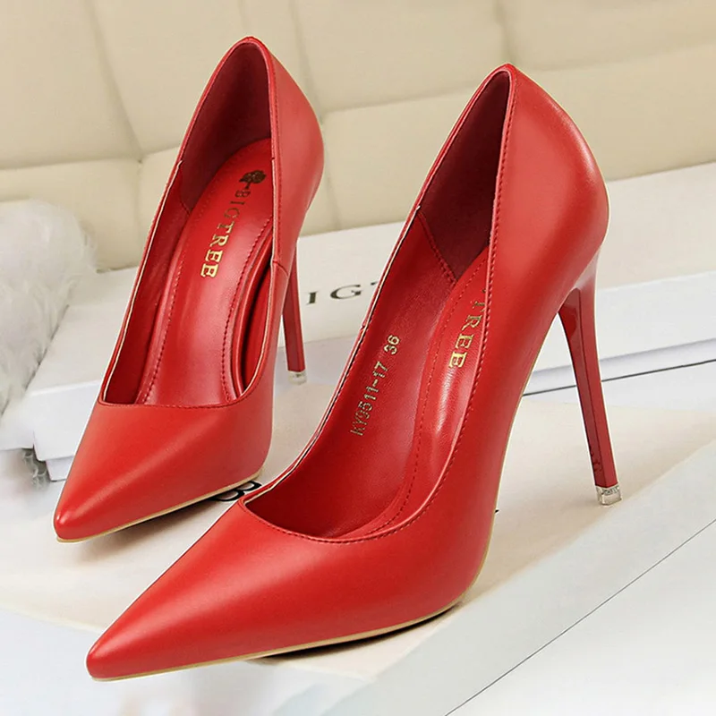 BIGTREE Shoes Women Pumps Fashion High Heels Shoes Black Pink White Shoes Women Wedding Shoes Ladies Stiletto Women Heels 2025 - Image 16