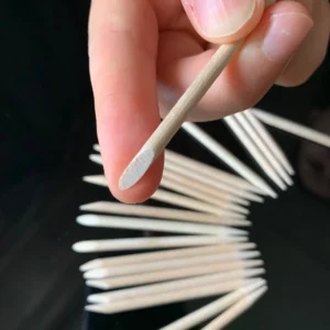 100pcs Wooden Sticks for Nails Design Nail Gel Polish Drawing Art Orange Wood Stick Cuticle Pusher Remover Manicure Tool Set