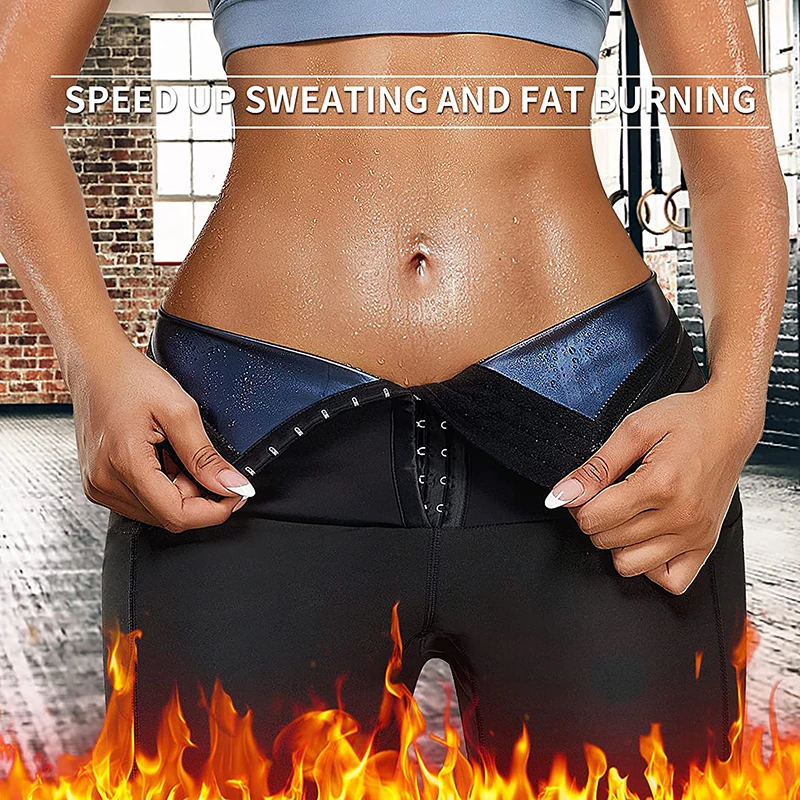 MISSMOLY Hot Sweat Sauna Panties Body Shaper Shorts Weight Loss Slimming Shapewear Waist Trainer Tummy Control Thermo Leggings - Image 4