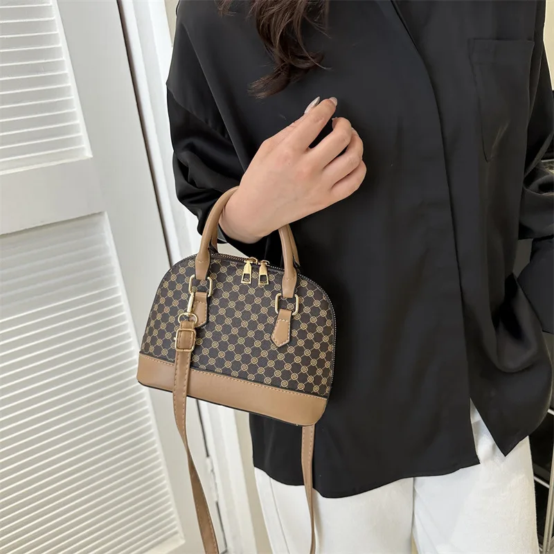 Fashion Shell Bag Ladies Small Pattern Design Purse and Handbag Shoulder Crossbody Bag For Women Daily Use - Image 5