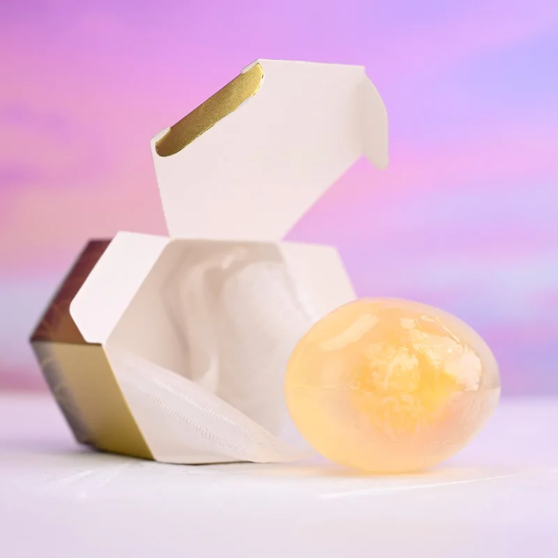 Natural Collagen Egg Soap 80g Wholesale Collagen Bath Soap Bar Cleaning Hydrating Moisturizing Soap - Image 6
