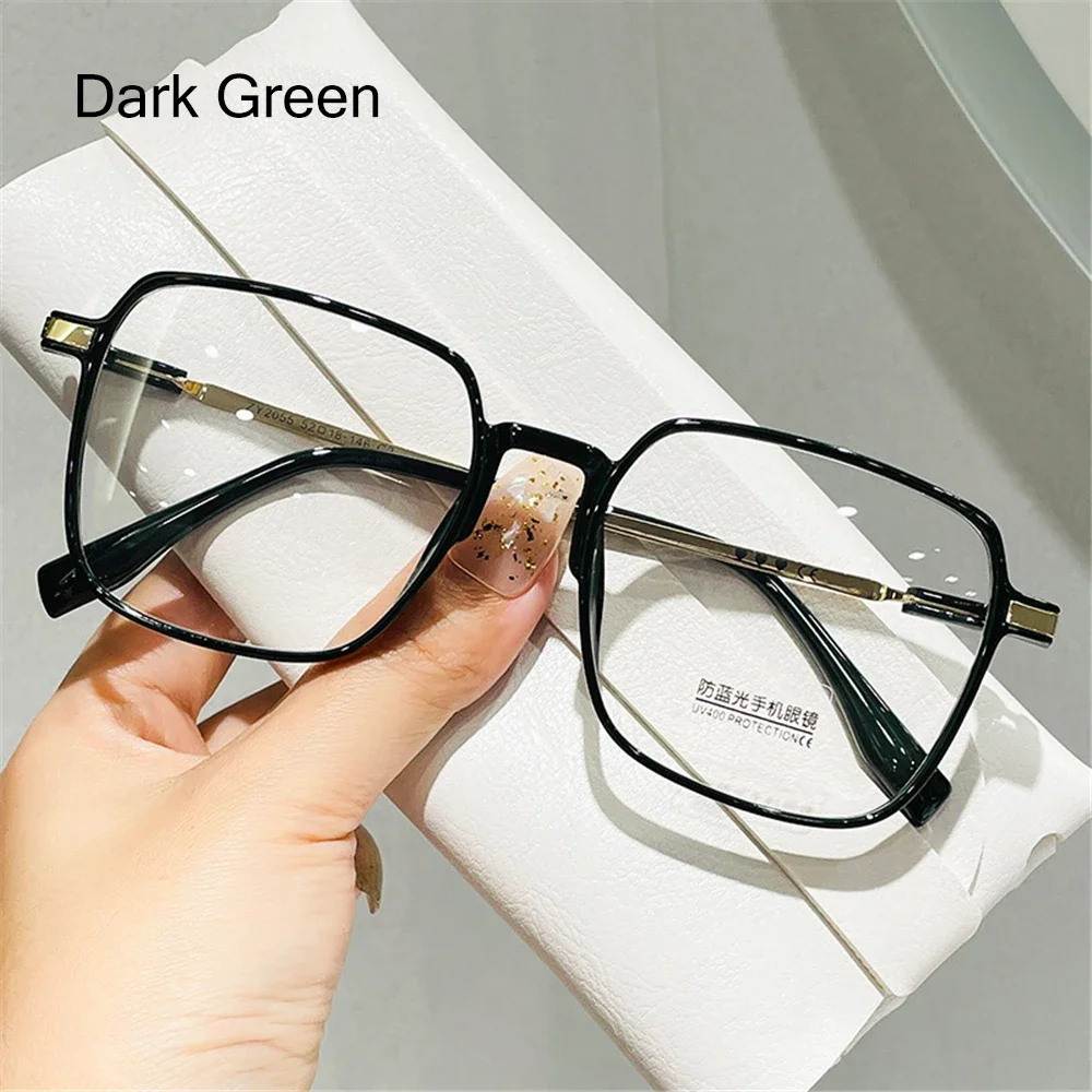 Retro Square Anti-Blue Light Glasses for Women Stylish Clear Frame Anti Radiation Glasses Transparent gafas de sol - Image 18