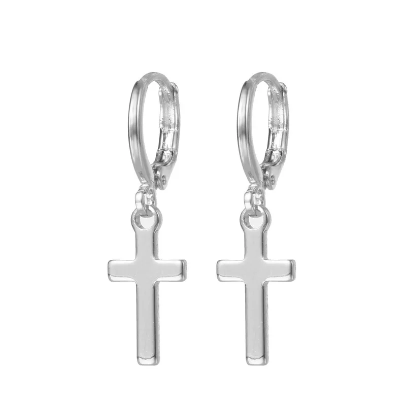 Simple Silver Color Star Earrings for Women Opal Stone Heart Hoop Earrings Punk Y2K Cute Daily Wear Jewelry Party Gifts - Image 9