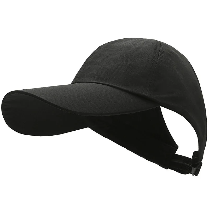 Solid Color High Ponytail Baseball Cap for Women Girls Sport Running Golf Tennis Cap Female Hair Tie High Messy Bun Ponytail cap - Image 4
