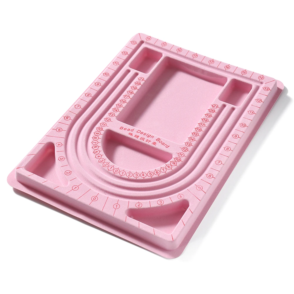 Colorful Flockeda Bead Board For Bracelet Necklace Tray Beading Accessories Measuring Tools Crafts For DIY Jewelry Making - Image 5