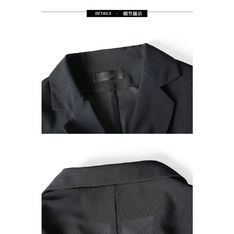 Short Sleeve Suit Women Summer Black White Blazer Coats Office Ladies Jacket Thin Blouse Korean Fashion Coat Shawl New - Image 5