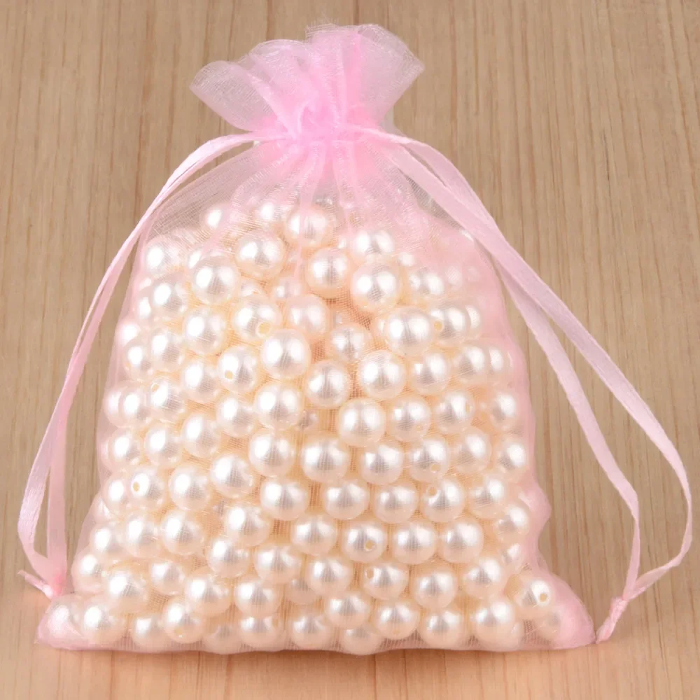 50pcs 24 Colors Jewelry Bag 5*7 7*9 9*12 10*15cm Wedding Gift Organza bag Jewelry Packaging Display & Jewelry Pouches - Image 17