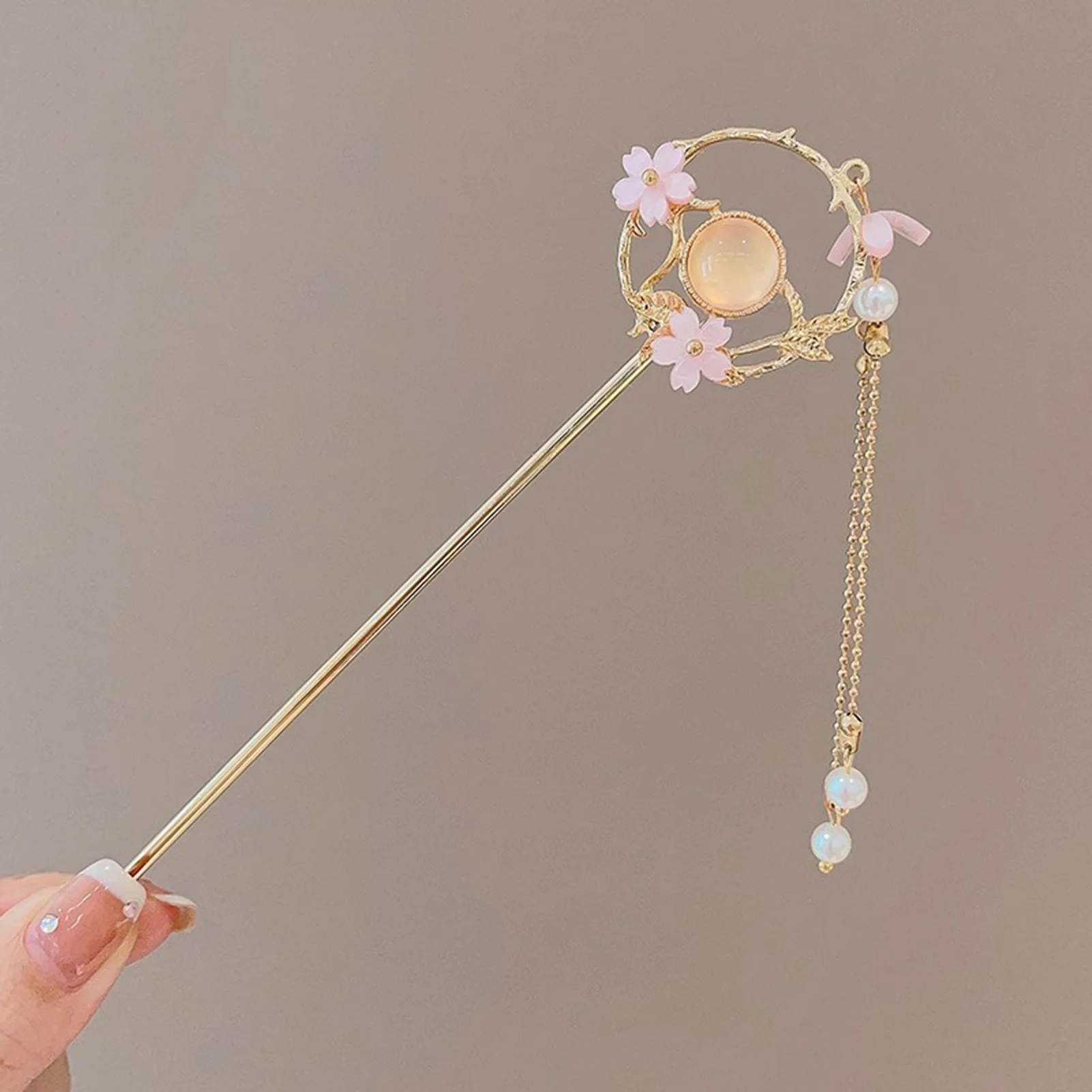 Light Luxury Flower Hairpin For Women Chinese Style Floral Butterfly Tassel Hair Stick Elegant Metal Jewelry Hairpin Hair Clips - Image 17