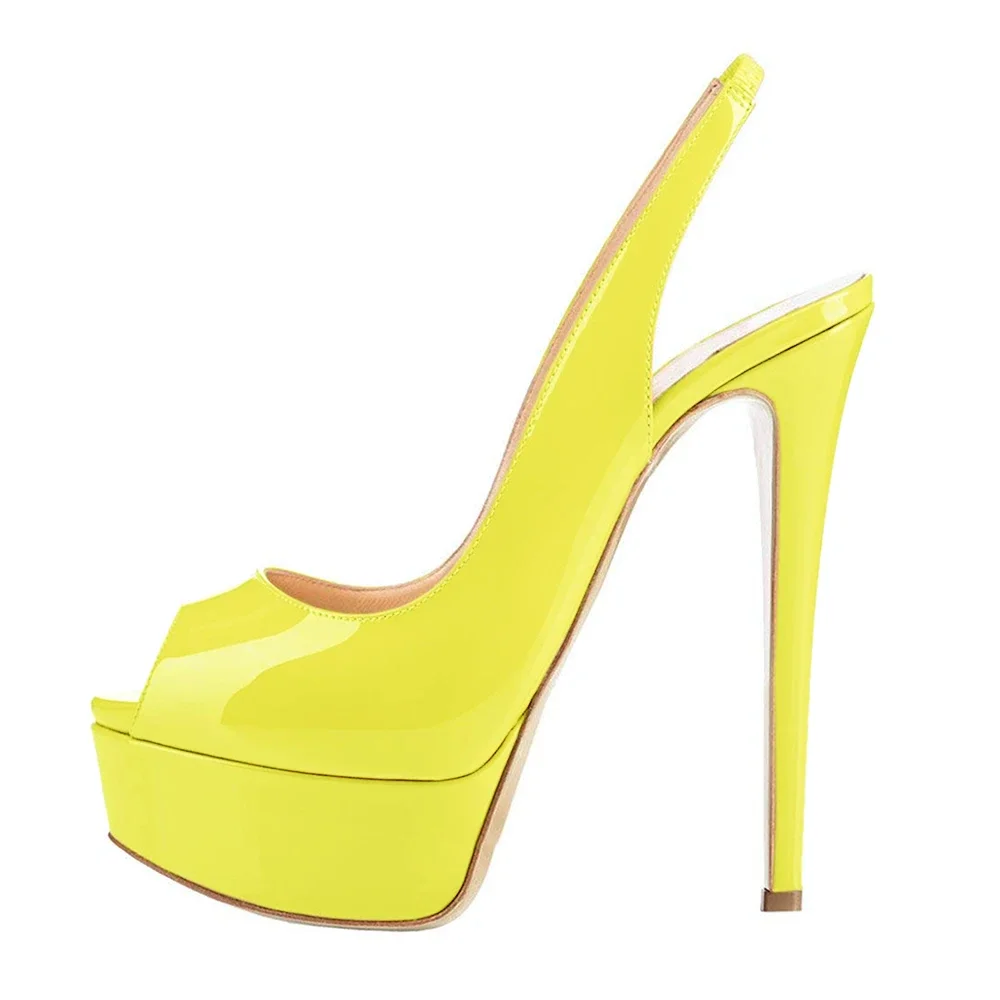 LOSLANDIFEN New 2025 Women Sandals Sexy 14CM Super High Heels Open Toe Platform Sandals Gladiator Party Dress Red Wedding Shoes - Image 9
