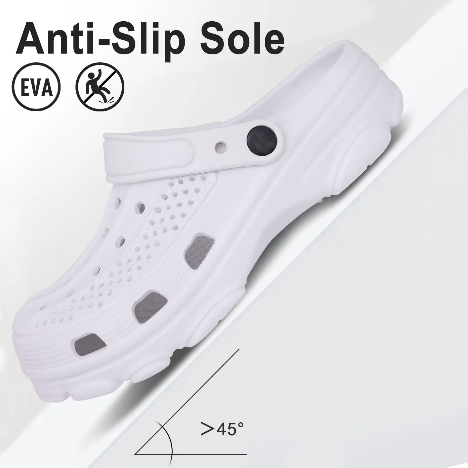 Asgard Garden Clogs for Women Fashion Unisex Comfort Slip-on Sandals with Arch Support Outdoor Mens Casual Quick-Dry Water Shoes - Image 2