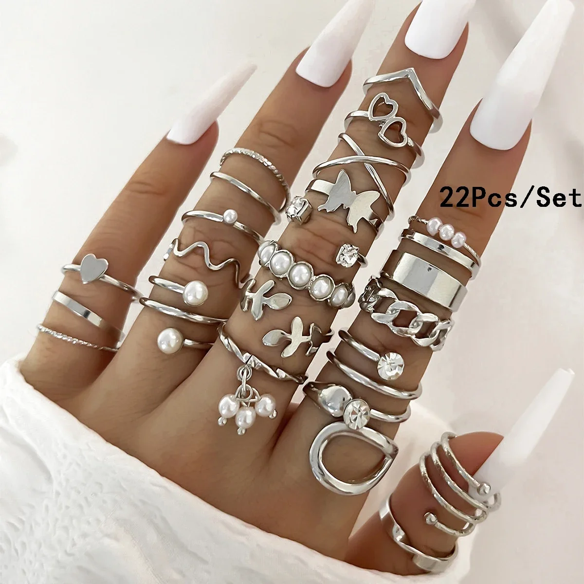 30Pcs Bohemian Geometric Knuckle Rings Set For Women Gold Silver Color Finger Ring Girls Fashion Party Jewelry Accessories - Image 22