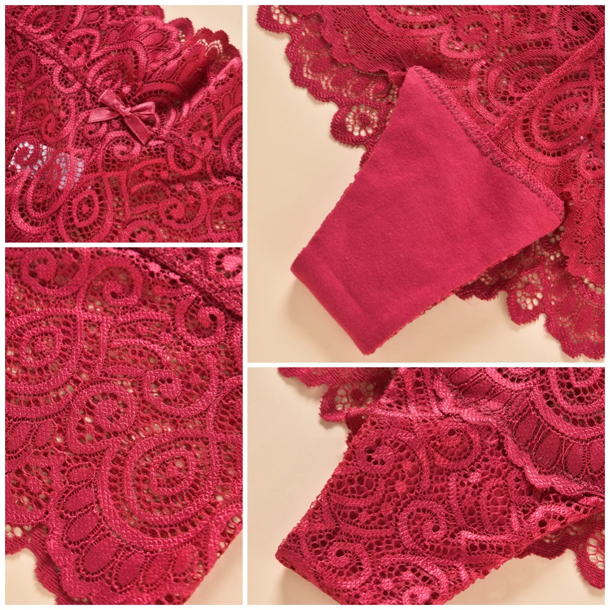Sexy And Fashionable Women's Lace Triangle Pants Summer Women's Clothing Women's Cotton Underwear Breathable Antibacterial - Image 5