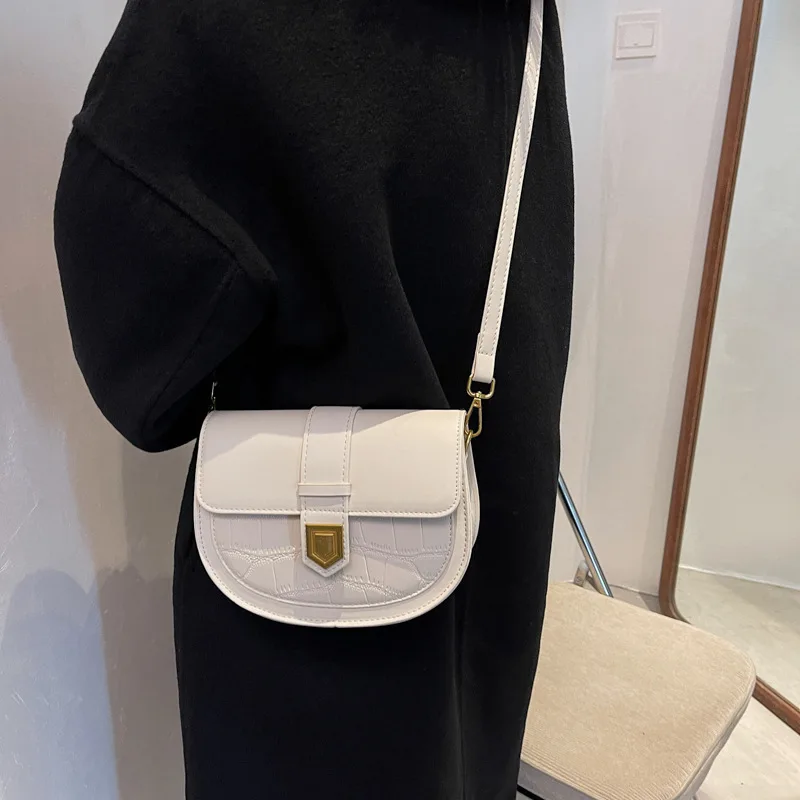 Crossbody Bags for Women,Small Saddle Purse and Boho Cross Body Handbags,PU Leather - Image 7