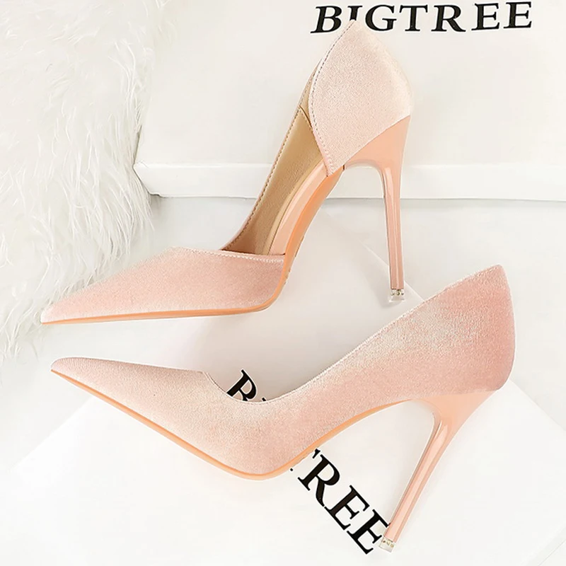 BIGTREE Shoes Purple Women Pumps Design Suede High Heels Sexy Party Shoes Stilettos Lady Heels Luxury Pumps Shoes Large Size 43 - Image 5