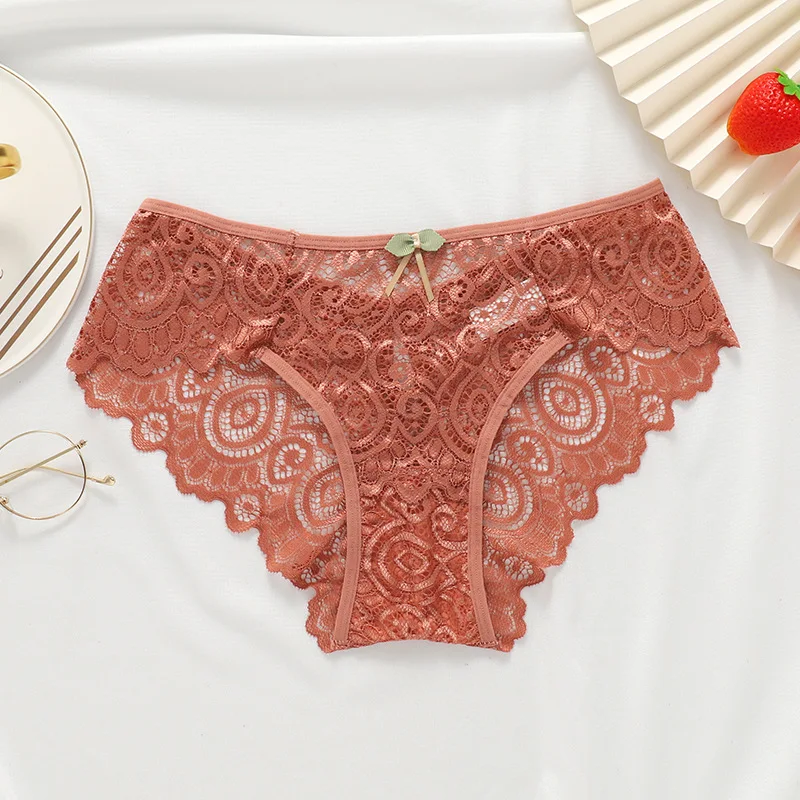 Meet'r Women Sexy Lace Panties Low-Rise Temptation Lingerie Female G String Transparent Underwear Hollow Out Briefs Intimates - Image 7