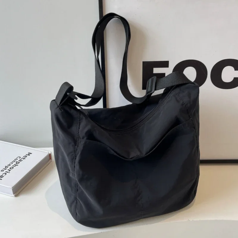 Simple Large Capacity Crossbody Bags Versatile Nylon Women's Shoulder Bag Casual Soft Female Hobos Bag Handbags bolsas de mujer - Image 10