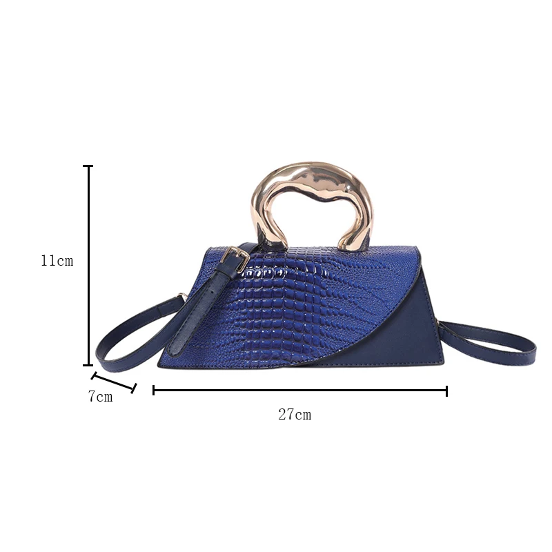 Solid Alligator PU Shoulder and Crossbody Bags Personality Designer Style High Quality Hand Bags for Women 2024 Fashion Hot Sale - Image 6