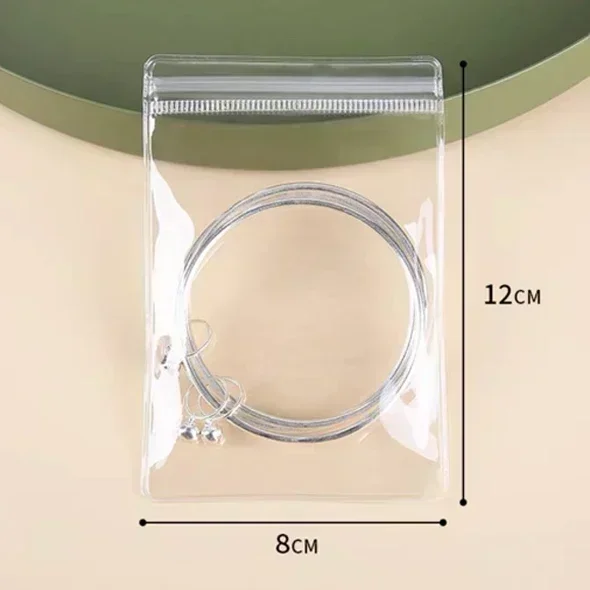 10/20Pcs Transparent PVC Jewelry Organizer Pouches Bag Anti-Oxidation for Earring Pendant Necklace Bracelet Storage Holder Boxes - Image 12