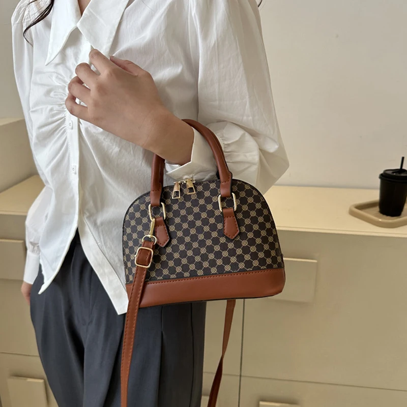 Fashion Shell Bag Ladies Small Pattern Design Purse and Handbag Shoulder Crossbody Bag For Women Daily Use - Image 3