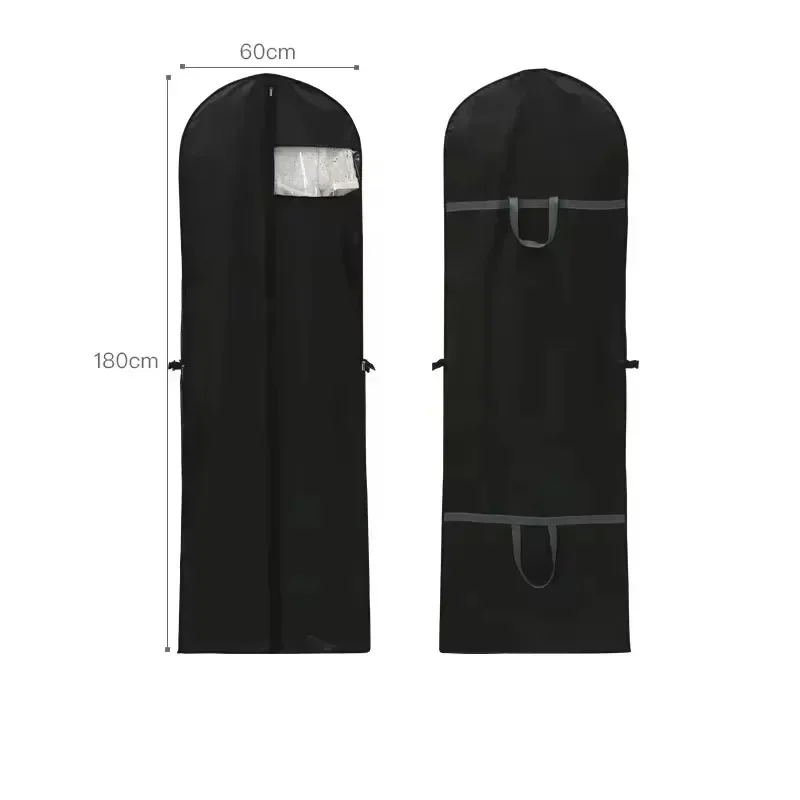 60x180cm Wedding Dress Cover Garment Bags for Dress Jacket Clothes Coat Dustproof Protector Cover Clothes Dust Cover Travel Bag - Image 7