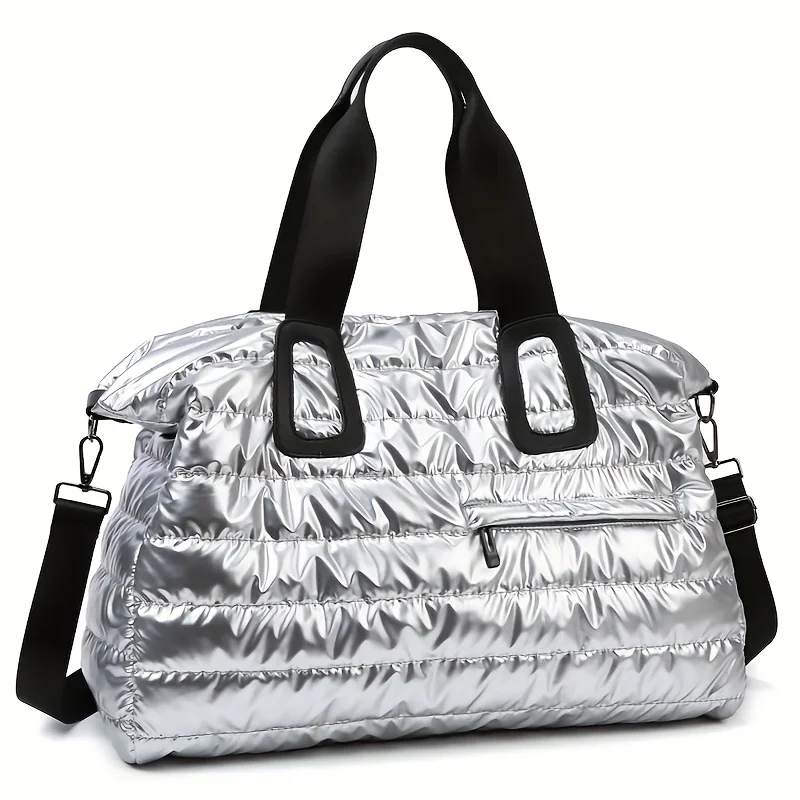 Large Capacity Women's Travel Bag Waterproof Nylon Fashion Shoulder Bag For Women Dry-wet Separation Fitness Bag Yoga - Image 7