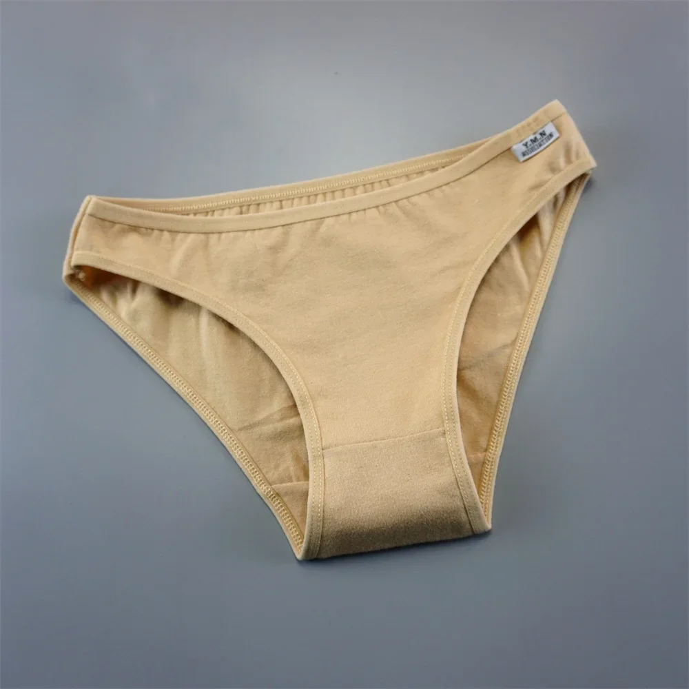 3PCS/Pack Ladies Cotton Panties Free Shipping Comfortable Female Underpants Simple Solid Candy Color Underwear - Image 4