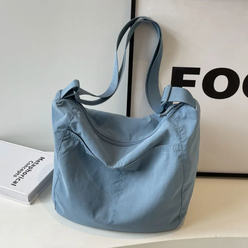 Simple Large Capacity Crossbody Bags Versatile Nylon Women's Shoulder Bag Casual Soft Female Hobos Bag Handbags bolsas de mujer - Image 9
