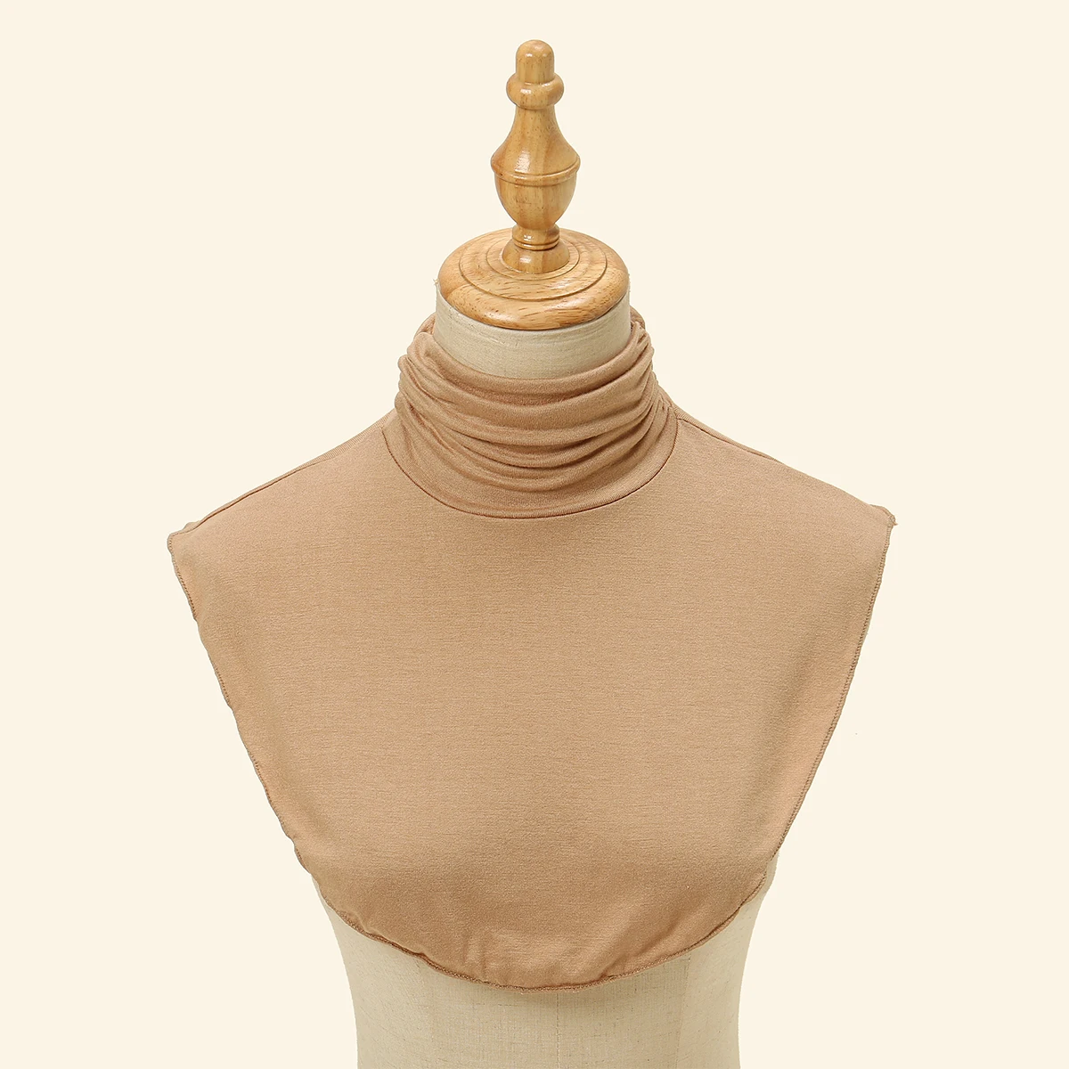 Soft Cotton Modal Inner Neck Cover Solid Color False Collar For Woman Mock Neck Half Top Detachable Collars Neck Free Size - Image 31