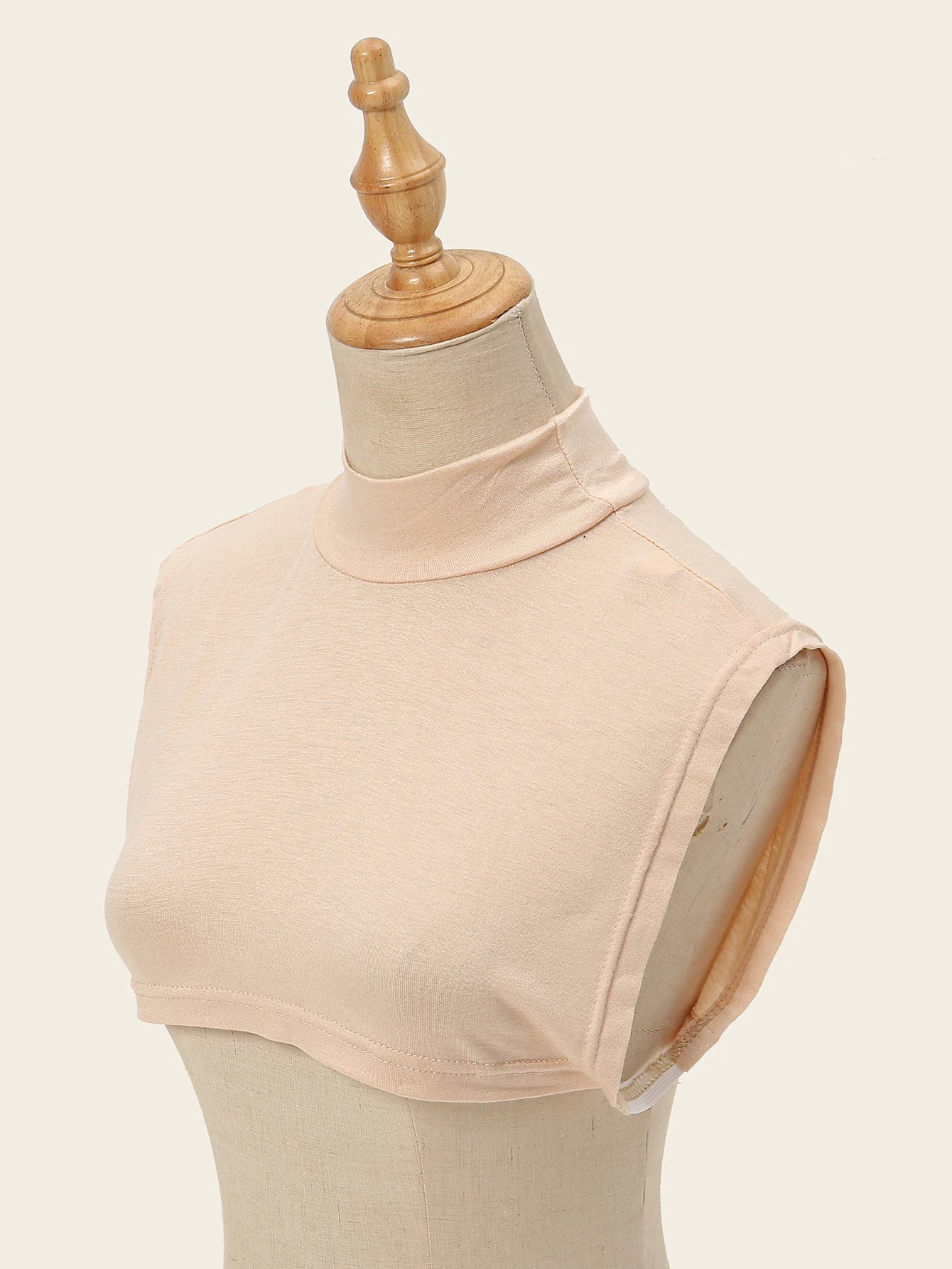 Soft Cotton Modal Inner Neck Cover Solid Color False Collar For Woman Mock Neck Half Top Detachable Collars Neck Free Size - Image 29