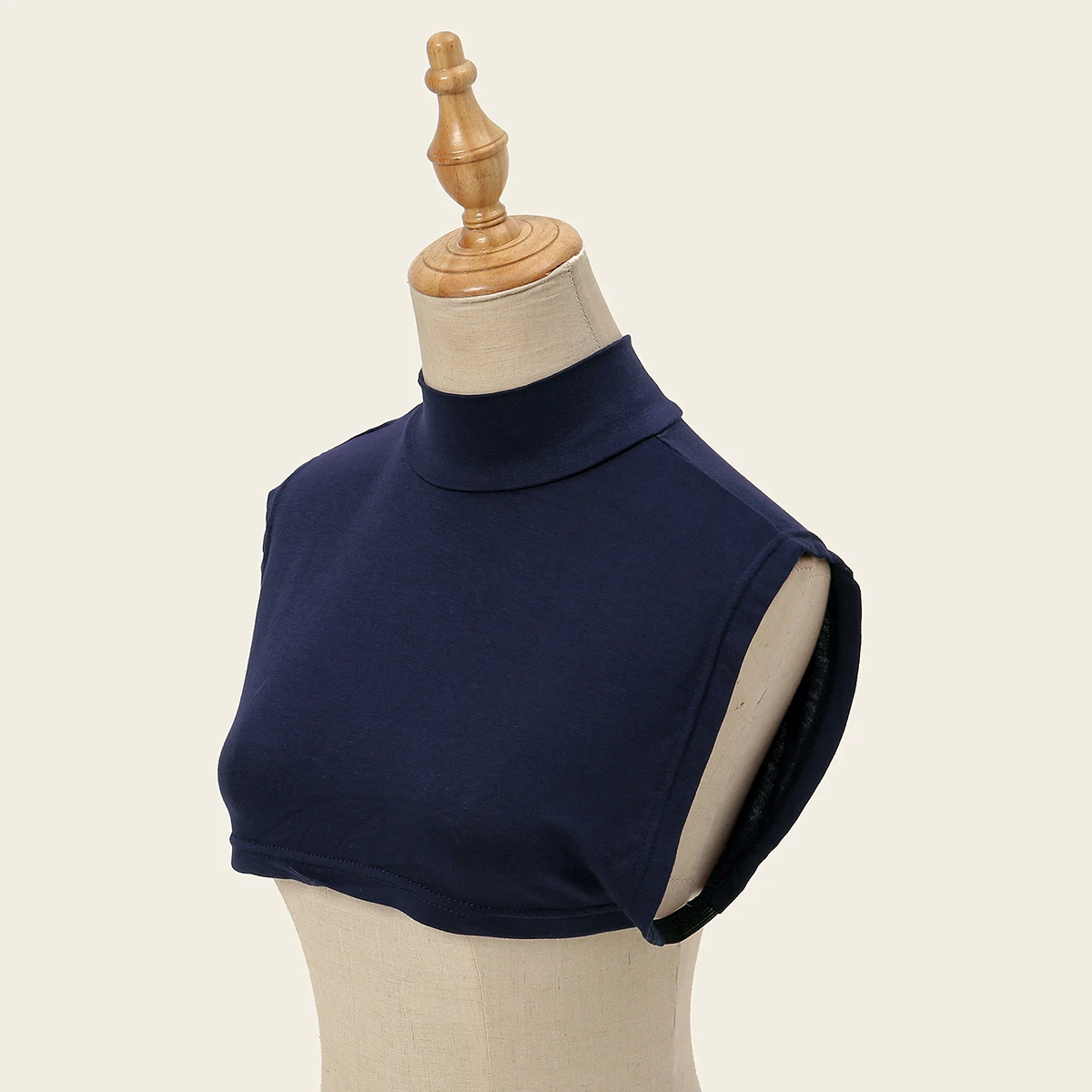 Soft Cotton Modal Inner Neck Cover Solid Color False Collar For Woman Mock Neck Half Top Detachable Collars Neck Free Size - Image 30