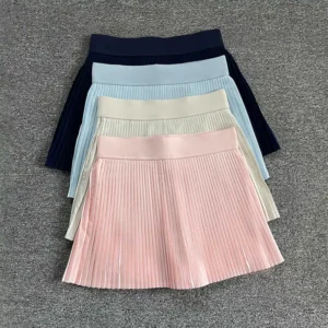 pleated accordion skirt sports tennis skirt quick-drying anti-slip fitness badminton short skirt