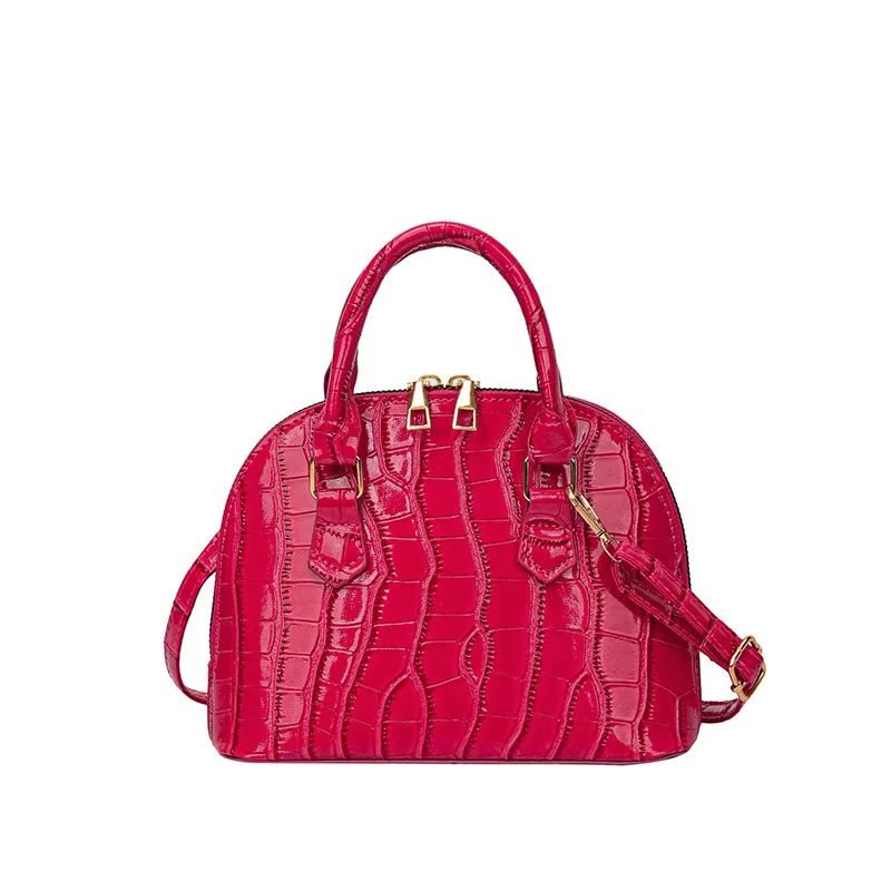 Retro Shoulder Bag Fashion Pu Leather New Women's Bag Waterproof Crocodile Pattern Versatile Crossbody Bag Hand Bags for Women - Image 10